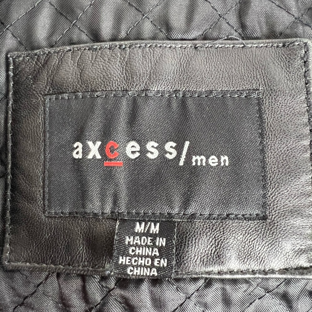 Axcess Leather Jacket size M - Picture 14 of 16